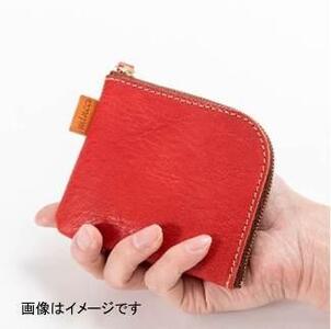 栃木レザー使用｜やわらか本革Lジップミニ財布｜Lzip wallet small 02｜チョコ｜minca（全7色）