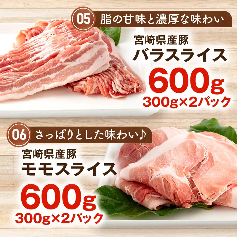 豚肉 宮崎県産 ロース バラ モモ セット 4.1kg 豚肉