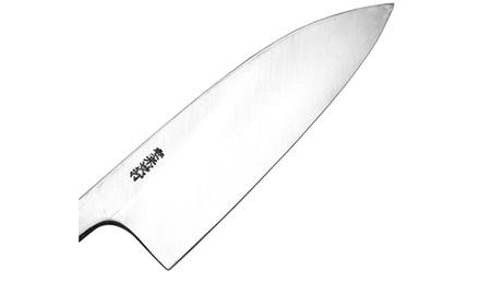 槌目模様 黒仕上げ 左利き用 出刃包丁 白鋼 165mm キッチン用品 工芸品 手造り包丁 