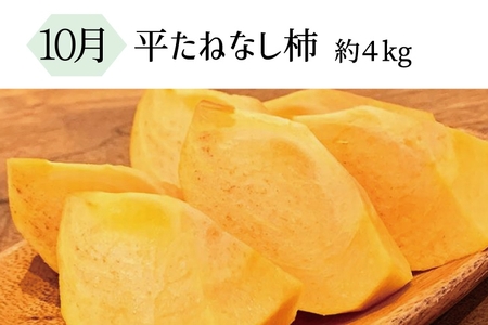 定期便 【全3回定期】果物定期便 バレンシアオレンジ 桃 柿【tkb142】