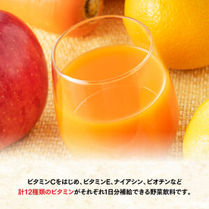 【6ヶ月定期便】伊藤園 栄養機能食品ビタミン野菜（紙パック）200ml×24本【 全6回 飲料類 野菜ジュース ミックスジュース 健康 飲みもの】