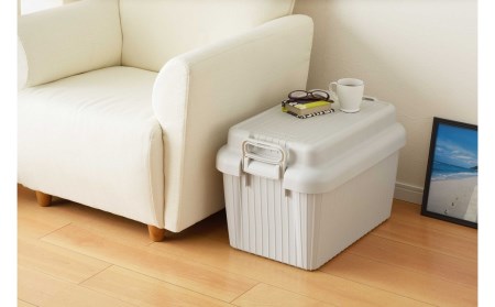 コンテナボックス ベリアスボート M グレー 蓋つき コンテナボックス 収納コンテナ アウトドア boxコンテナ 屋外収納 収納ケース【010S059】