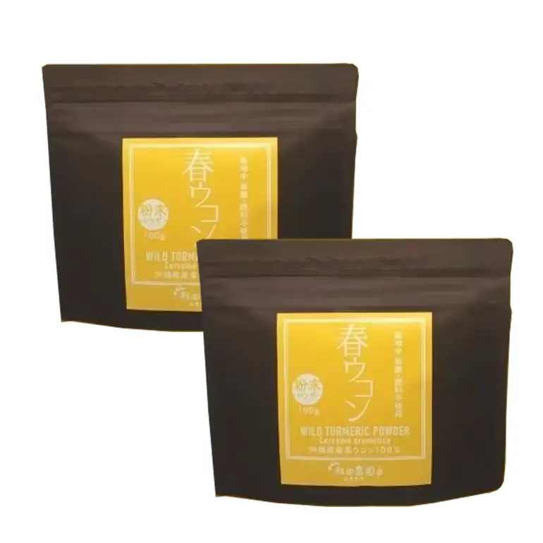 沖縄県 糸満産 春ウコン 粉末 200g ( 100g x 2個 ) セット ウコン 栽培期間中農薬除草剤不使用 粉末タイプ うこん 姜黄 キョウオウ ウコンパウダー パウダー 粉 ウコン粉末 お酒 アルコール 肝臓 ターメリック クルクミン 健康食品 沖縄県 糸満市 116-1
