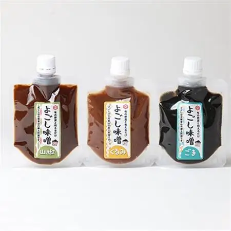 ふるさとの味「およごしセット」(こだわり無添加越中みそ、よごし味噌3種ごま・くるみ・山椒)【1291623】