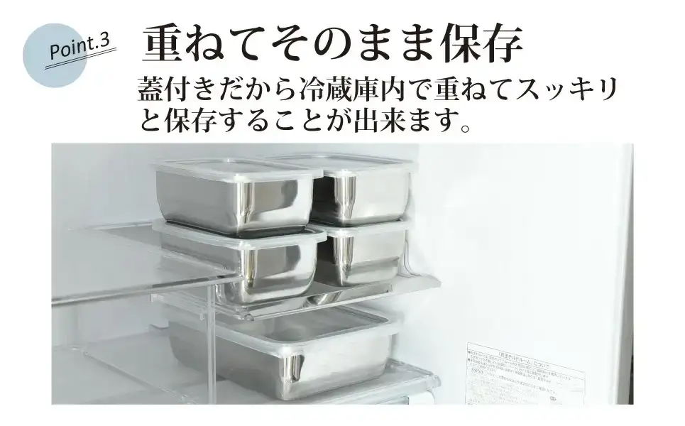 お料理はかどる 蓋付き角バット お得なバラエティセット （1/1×1個、1/2×2個、1/3×3個、1/4×4個、1/2スリム×2個　角バット計12点セット） ステンレスバット【030S004】