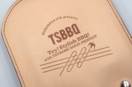 TSBBQ ホットサンドメーカーカバー レザーカバー ヌメ革 燕三条製 キャンプ アウトドア