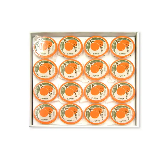 長崎特産「茂木びわゼリー」(16個入り) / びわゼリー ゼリー ビワ 枇杷 びわぜりー 茂木びわ / 諫早市 / 橋本屋本舗 [AHCP002]