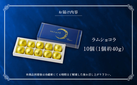 ラムショコラ　10個入り_B128-001