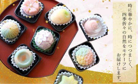 【定期便】和菓子 上生菓子 四季の定期便【上生菓子 上生菓子 上生菓子 上生菓子 上生菓子】 Wyd-0024