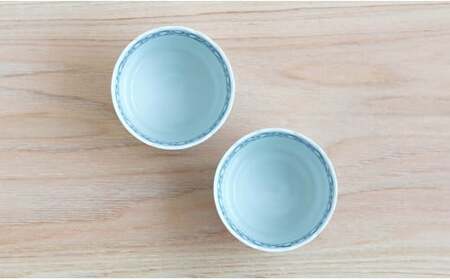 有田焼 花唐草そばちょこペア(黄・青）よう楽庵・たかすオリジナル 35000円 3.5万円 A35-546