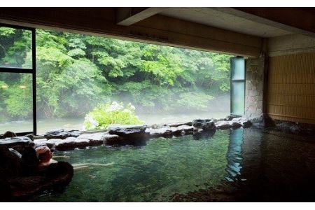 大沢温泉　山水閣ペア宿泊券１泊２食　新館　和室２間（渓流側）プラン 【207】