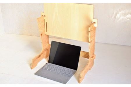 木の香り漂う 木製デスク WOOD STANDING DESK【スタンダード】 【607】