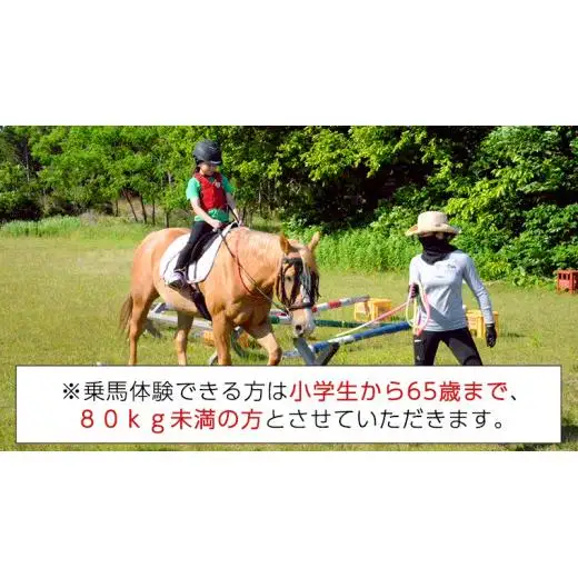 乗馬体験１回コース