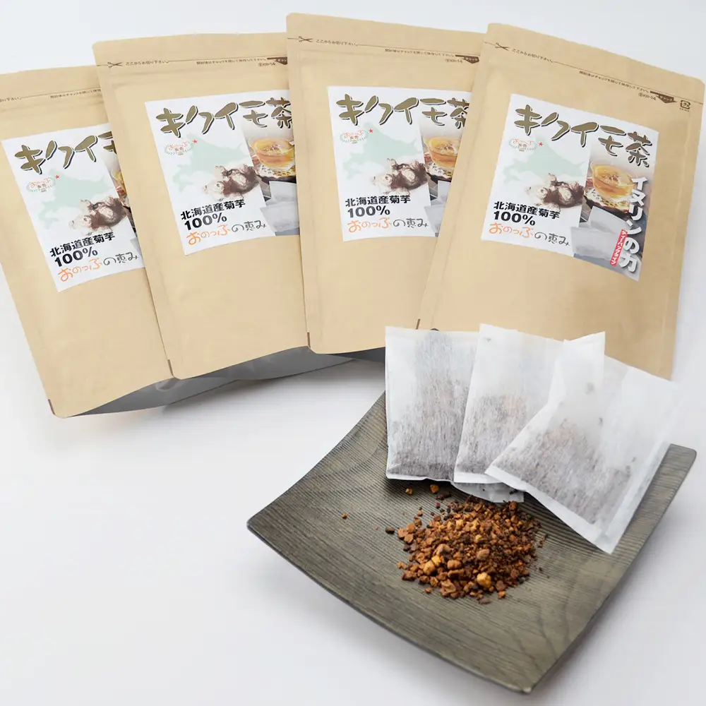 キクイモ茶４袋セット《おのっぷ農園》
