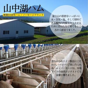 熟成の極み　とろけるジューシーレアローストポーク300g×1本 ／ 富士ヶ嶺ポーク 豚 低温加熱 ハム ウインナー ソーセージ ドイツ 金賞 山梨県【n0140_mar】