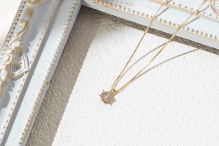 K18 TTLBダイヤモンドネックレス(0.3ct) 60-8799