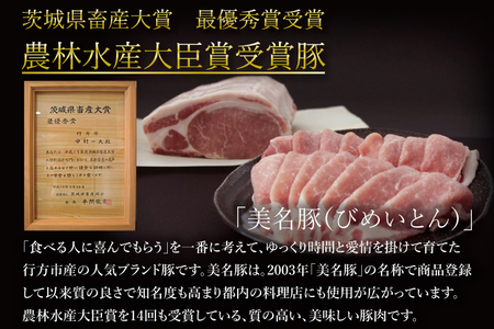 J-3 美明豚×常陸牛（しゃぶしゃぶ用）1.2kg