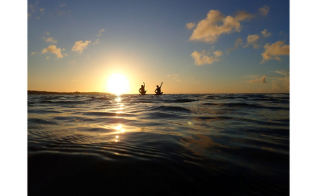 【ハレタオーシャンサポート】大人気ツアー【サンセットSUP】2名様