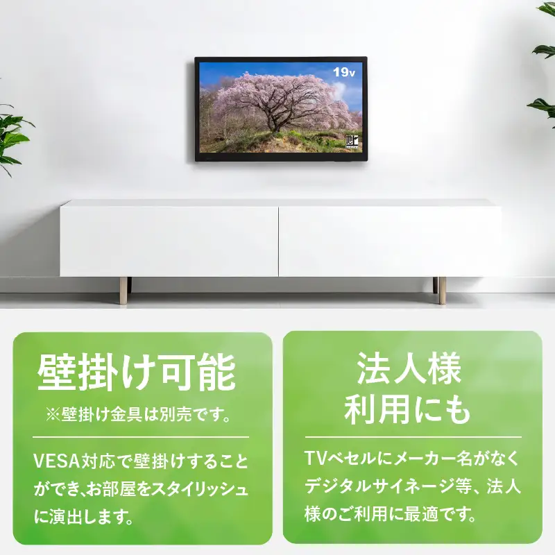 液晶テレビ 19V型 ハイビジョンTV テレビ
