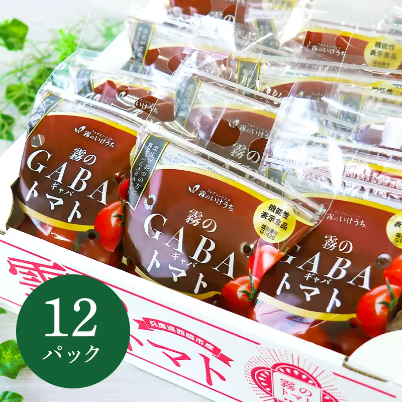 ストレス社会にぴったり！機能性表示食品 霧のGABAトマト 300ｇ×12パック（20-52）