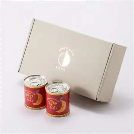 あおもりりんご 缶詰　ラム酒8缶セット_惣菜・加工品 果物 缶詰・瓶詰 _【1310963】