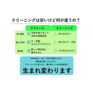 羽毛布団 打ち直し　新品そっくりさん（シングルからシングル）