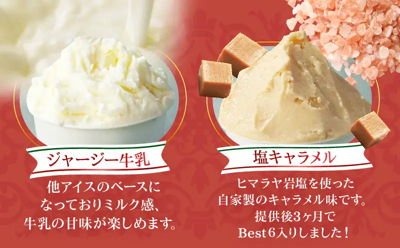 本場イタリア仕込み！GENOVA Best8 アイスクリーム ＜130ml×8個セット＞_B006-004