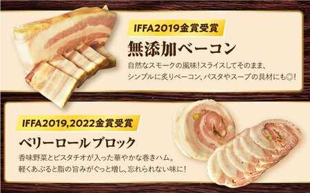 【7点×6回定期便】ふるさと納税限定 ハムセット 7品 [EAM012]  ベーコン ブロック ソーセージ ウインナー 定期便