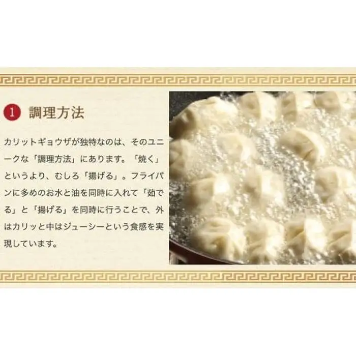 カリットギョウザ 生餃子 48ケ【6人前】ジューシー 大きい 餃子 冷凍餃子 冷凍生餃子 