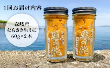 【全6回定期便】【厳選】 うに 60g×2 [JAO019] 生うに