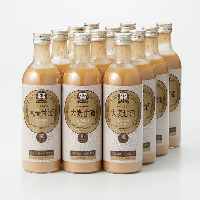 糀からの贈り物・大麦甘酒490ml 12本セット