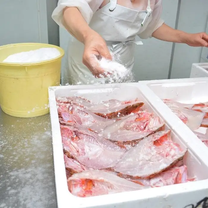 振り塩仕立て　真アジ開き10枚セット　★長浜市場で水揚げ★