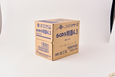 らくのう特濃4.3 1L×6本 計6L