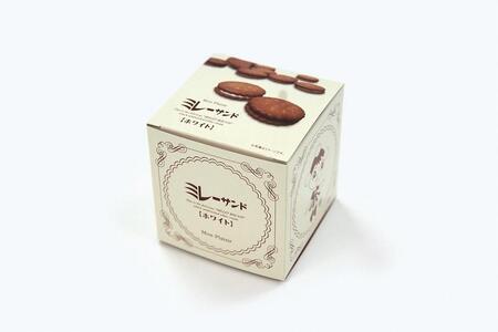 ミレーサンド (大箱 キューブBOX) 4箱セット いちご風味、キャラメル、ホワイト、抹茶クリーム 【グレイジア株式会社】 [ATAC006]