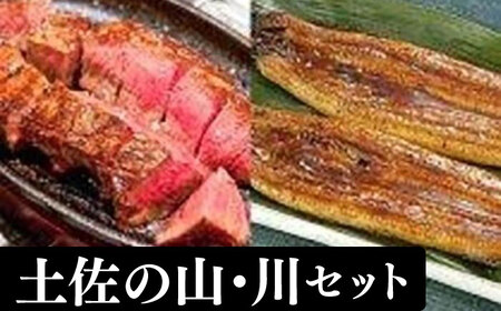 【最速発送】「土佐の山 川」 高知県産うなぎ蒲焼と土佐あかうしももセット 【株式会社Dorago】 [ATAM010]　スピード 最短 最速 発送