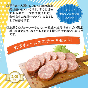 厚切りのボロニアペッパーステーキを１９枚〃驚愕の２キロ越え！・通_29337A
