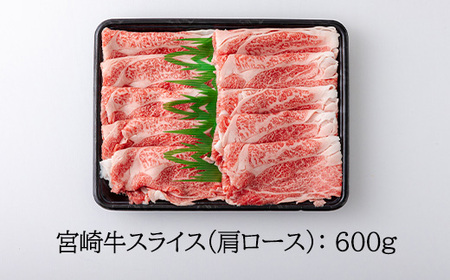 宮崎牛スライス（肩ロース）約600g　TF0575-P00012