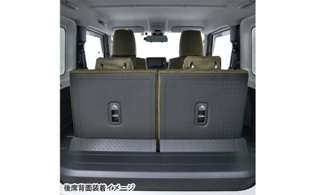 ヴィンテージレザーシートカバー（グリーン）　ジムニー（JB64/74）専用 車用品 内装 パーツ 緑 工具不要 