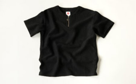 【もうくたびれない】国際大会で使われる柔道衣技術が詰まったタフなファスナー付きTシャツ（黒） L