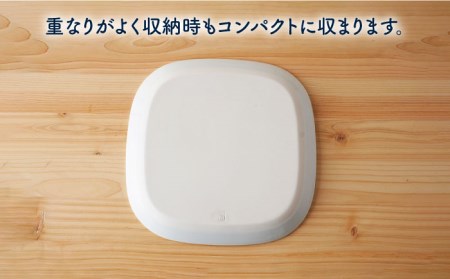 【波佐見焼】千段格子 フリートレイ （中） プレート 5枚セット 食器 皿 【陶もと】 [PE27]  波佐見焼