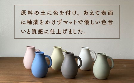 【美濃焼】piccola(ピッコラ) 一輪挿し pitcher(ピッチャー) グレー 【金新製陶所】インテリア 雑貨 花瓶 一輪挿し お花 コンパクト グレー 灰 写真映え かわいい シンプル おしゃれ ギフト プレゼント 贈り物 送料無料 [MDG006]