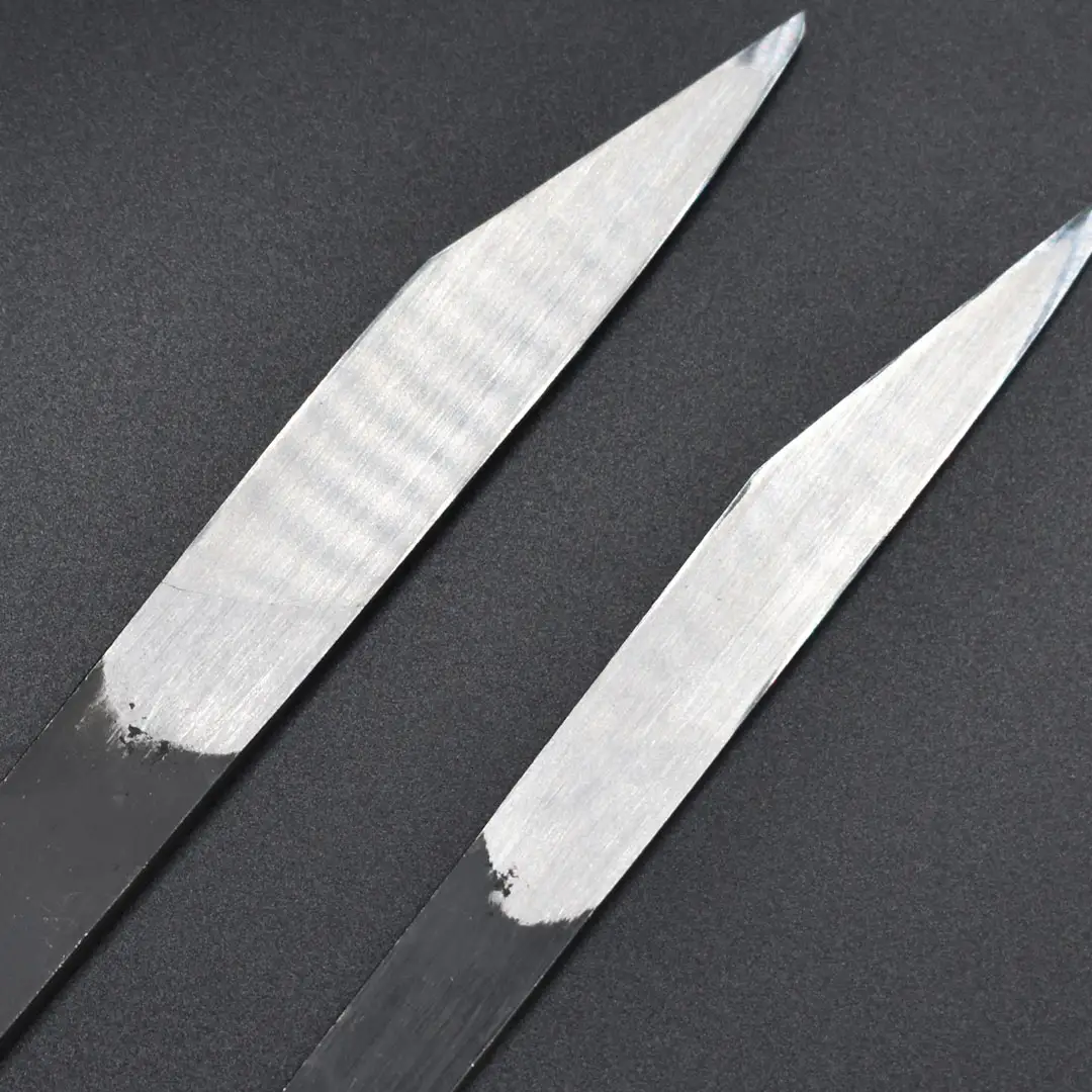 [山人] キャンプ切り出しナイフ 8分ロング 本革ケース付 キャンプ用品 アウトドア用品【050S005】