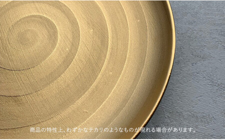 有田焼 Gold plate 24cm【まるふくオリジナル】食器 器 うつわ 皿 大皿 盛皿 メイン皿 パスタ皿 プレート ワンプレート ゴールド 上品 華やか 5万円 A50-316