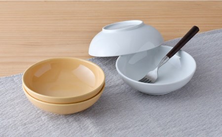 【波佐見焼】シャロウ ボウル 2色 ペアセット 食器 皿 【舘山堂】 [RC32] 波佐見焼