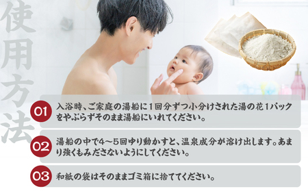 薬用入浴剤　湯の花(10g×75回分)_B039-007