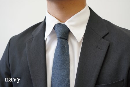 【Hadashin】トップ糸ネクタイ（青系統）3本セット　ネクタイ シルク プレゼント フォーマル ビジネス