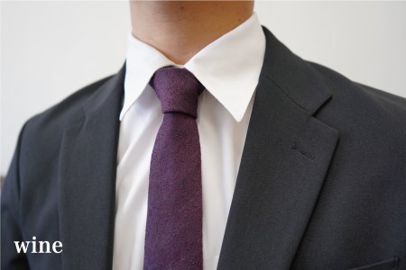 【Hadashin】トップ糸ネクタイ（赤系統）3本セット　ネクタイ シルク プレゼント フォーマル ビジネス