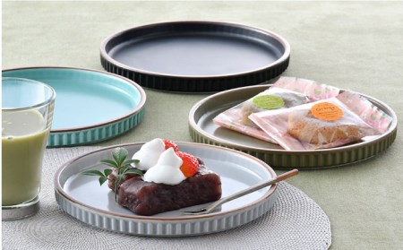 【陶器市特集】【波佐見焼】ギアシリーズ プレート 小（17.5cm） マットカラー 4枚セット 食器 皿 【大新窯】 [DC99]  波佐見焼