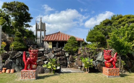 久米島『やちむん土炎房』シーサー一輪挿し