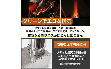 ロケットストーブBonflame　収納ケースセット